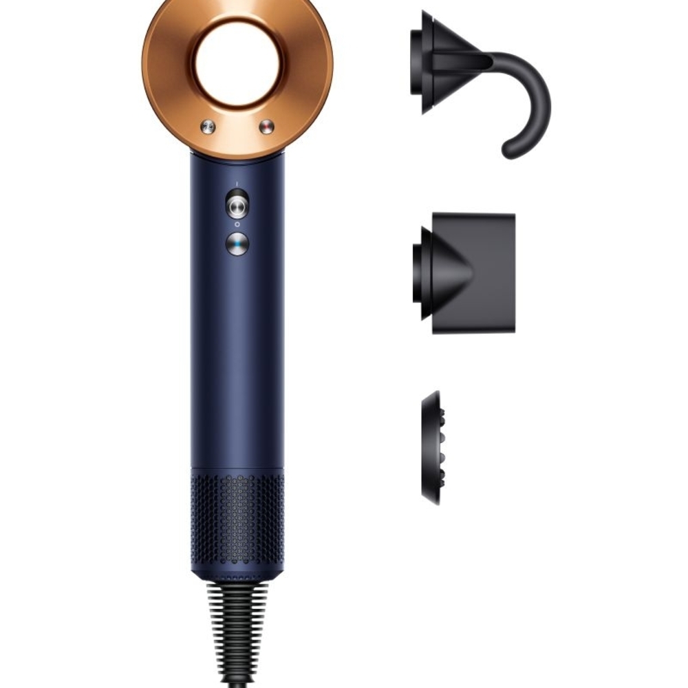 NEW! Dyson Supersonic Hair Dryer in Blue and Gold